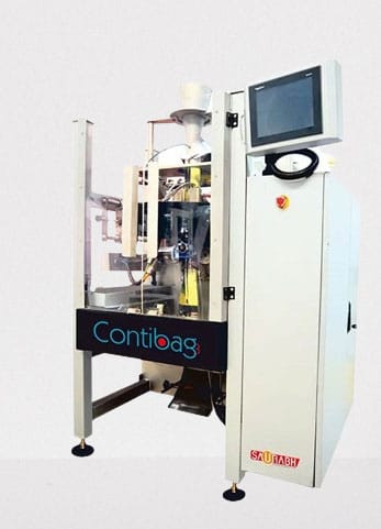 Contibag continuous motion vertical form fill seal machine